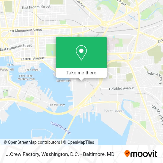 J.Crew Factory map