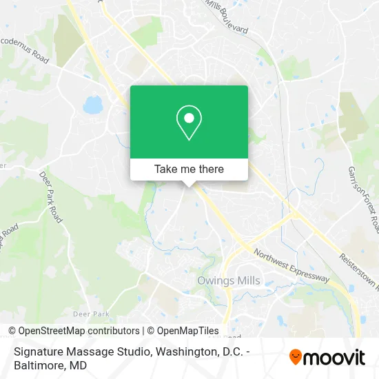 Signature Massage Studio map