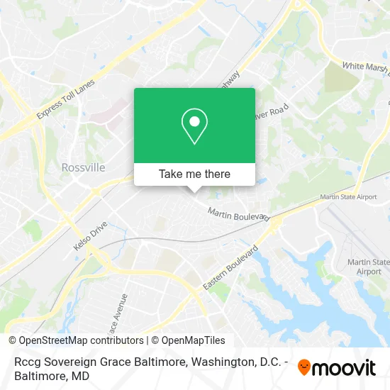 Rccg Sovereign Grace Baltimore map