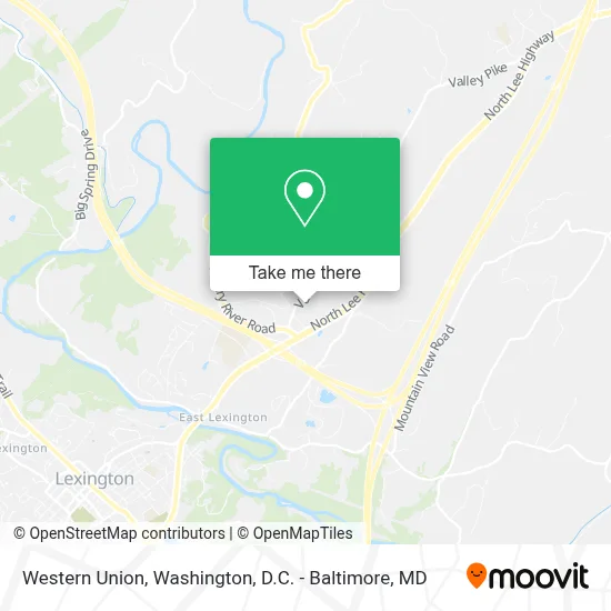 Western Union map