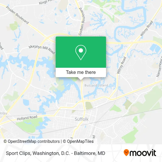 Sport Clips map