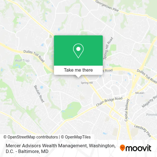 Mercer Advisors Wealth Management map