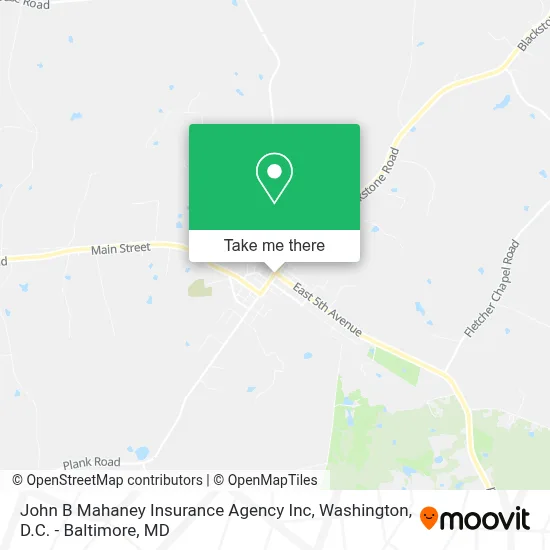 John B Mahaney Insurance Agency Inc map