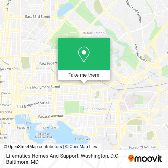 Lifematics Homes And Support map