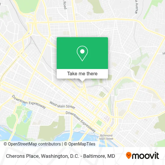 Cherons Place map