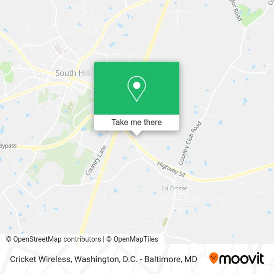 Cricket Wireless map