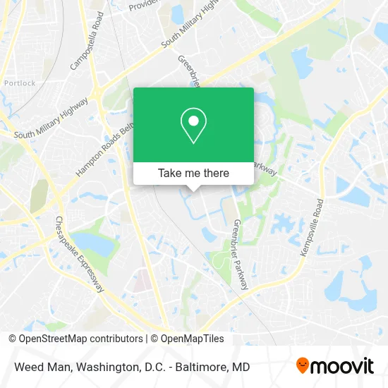 Weed Man map