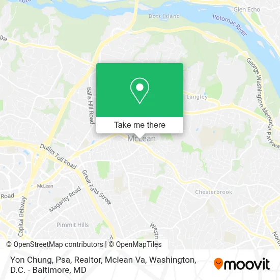 Yon Chung, Psa, Realtor, Mclean Va map