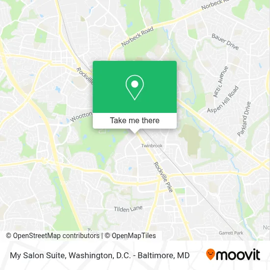 My Salon Suite map