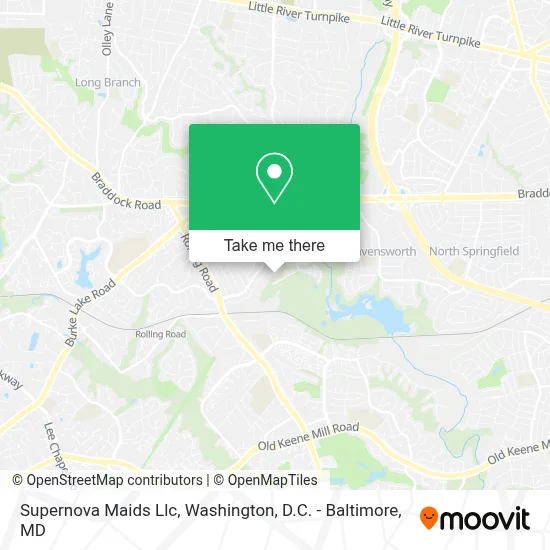 Supernova Maids Llc map