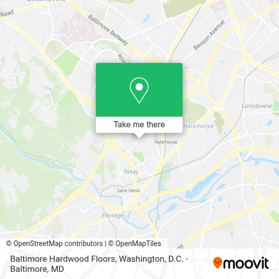 Baltimore Hardwood Floors map