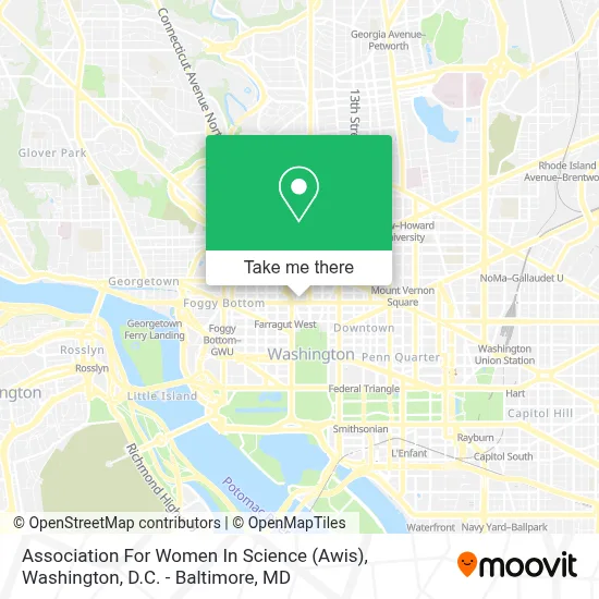 Association For Women In Science (Awis) map