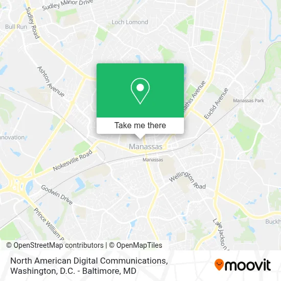 North American Digital Communications map
