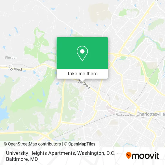 University Heights Apartments map