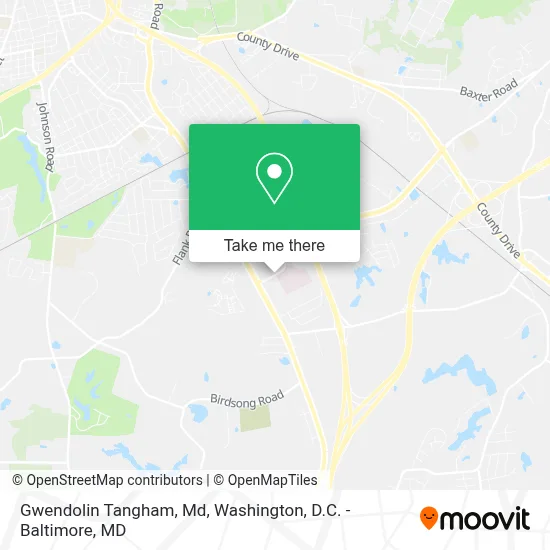 Gwendolin Tangham, Md map