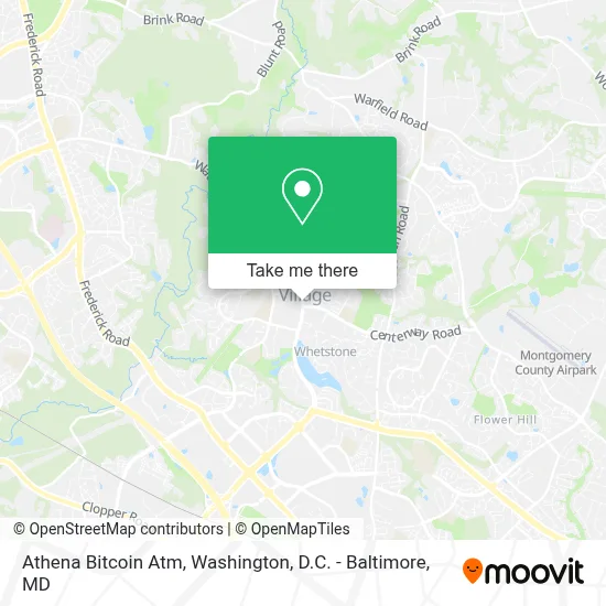 Athena Bitcoin Atm map