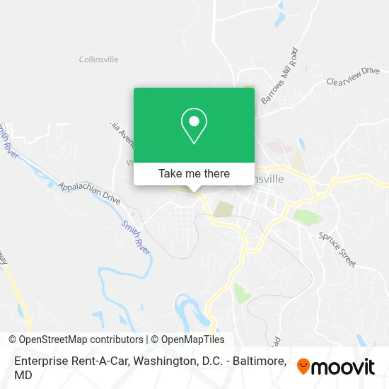 Enterprise Rent-A-Car map