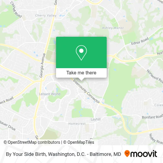 By Your Side Birth map