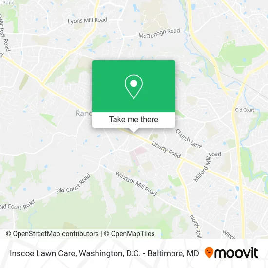 Inscoe Lawn Care map