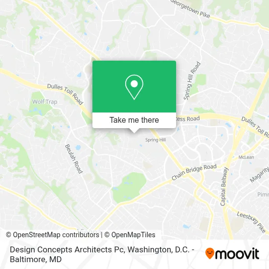 Design Concepts Architects Pc map