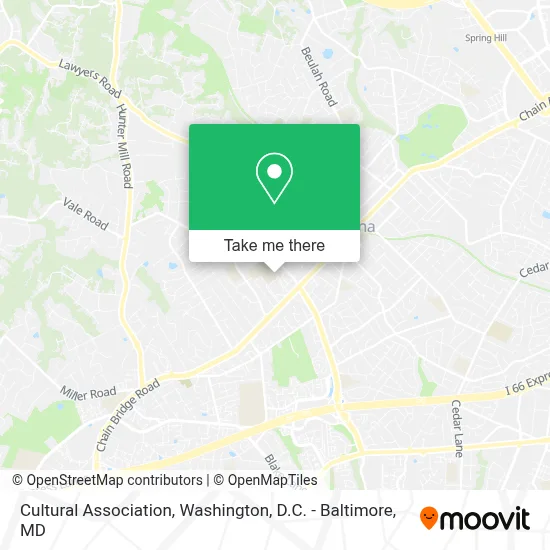 Cultural Association map