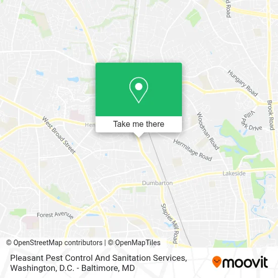 Pleasant Pest Control And Sanitation Services map
