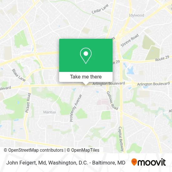 John Feigert, Md map