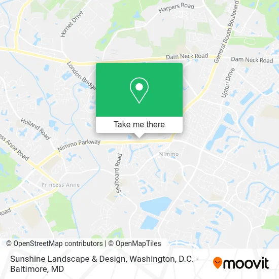 Sunshine Landscape & Design map