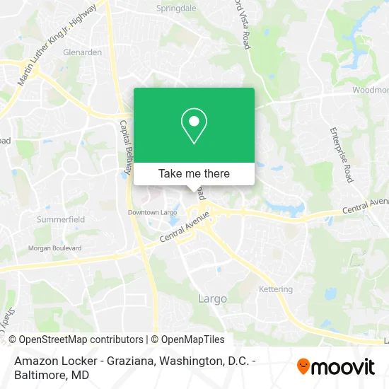 Amazon Locker - Graziana map