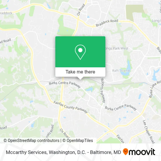 Mccarthy Services map