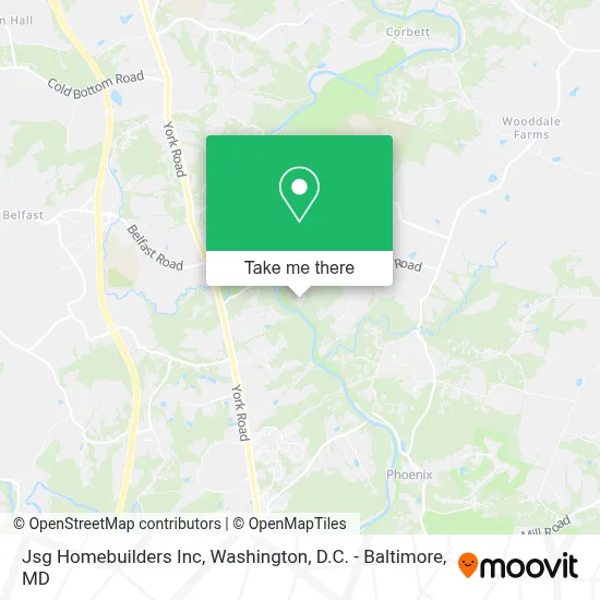 Jsg Homebuilders Inc map