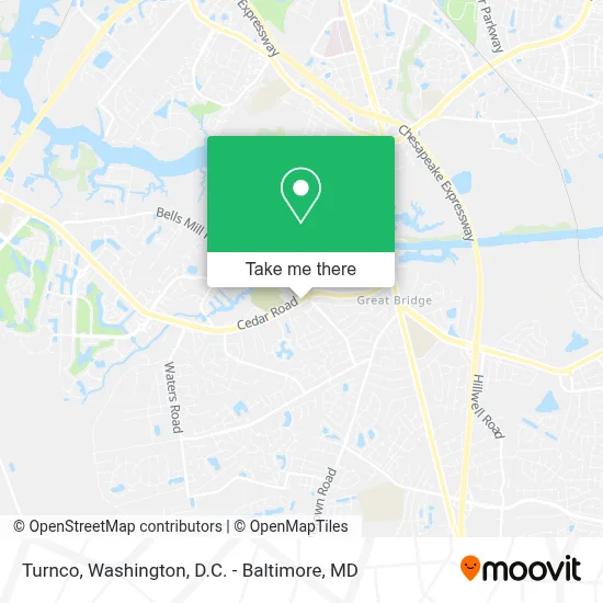 Turnco map