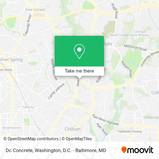 Dc Concrete map