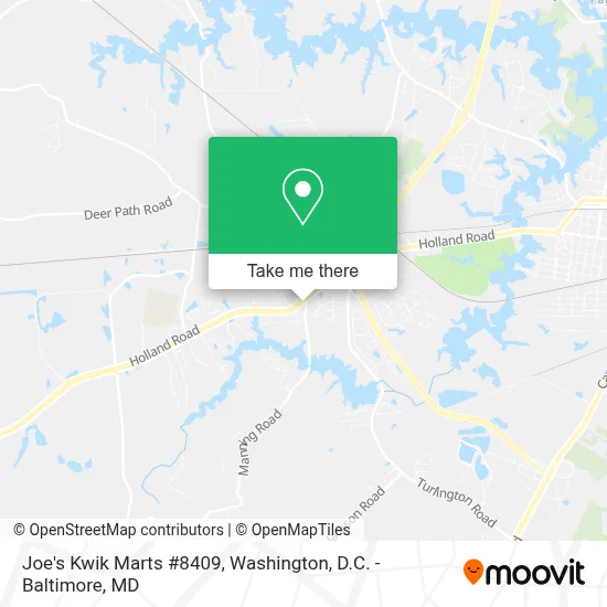 Joe's Kwik Marts #8409 map