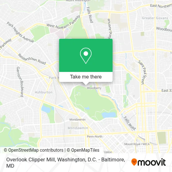 Overlook Clipper Mill map