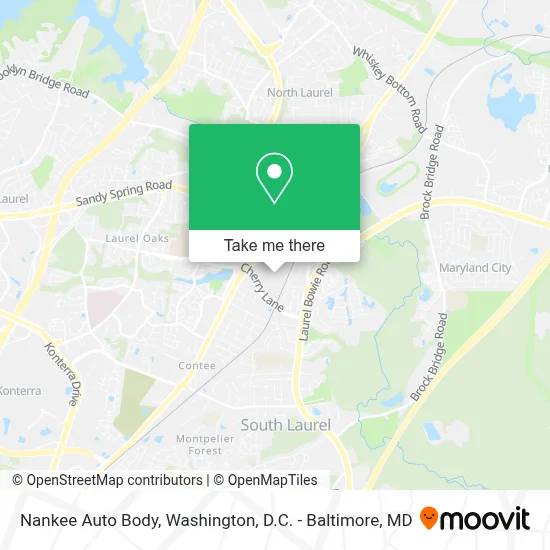Nankee Auto Body map