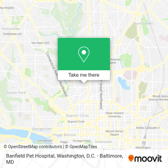 Banfield Pet Hospital map