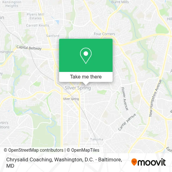 Chrysalid Coaching map