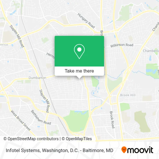 Infotel Systems map
