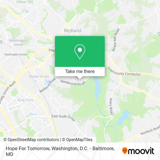 Hope For Tomorrow map