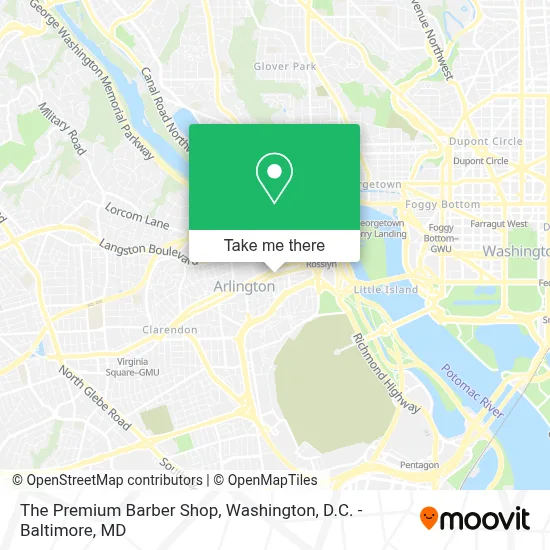The Premium Barber Shop map