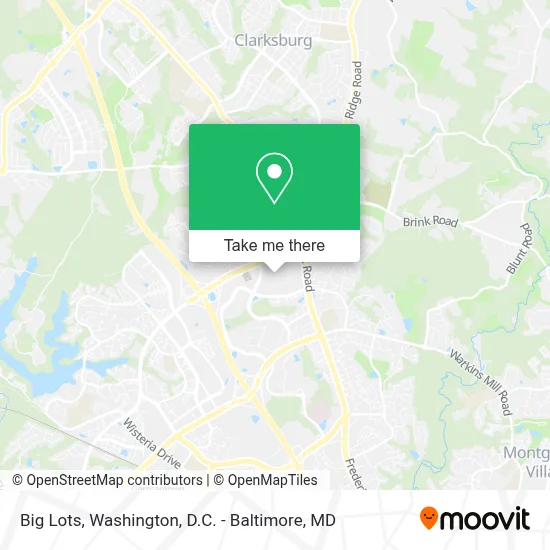 Big Lots map