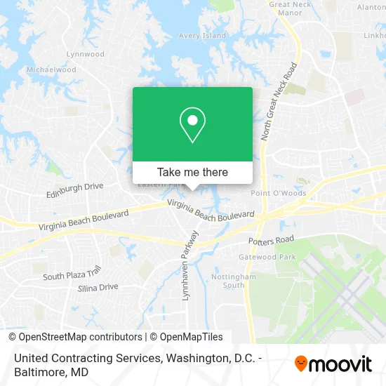 United Contracting Services map