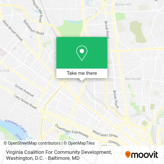 Virginia Coalition For Community Development map