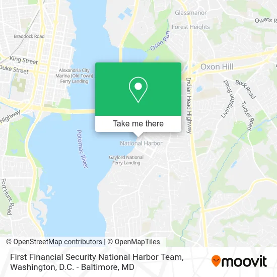 First Financial Security National Harbor Team map