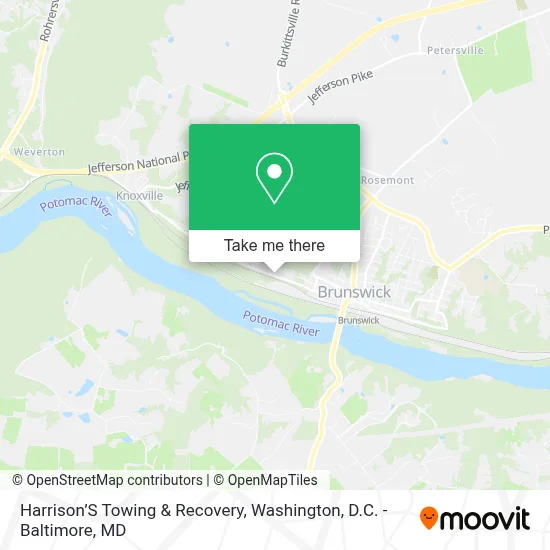 Harrison’S Towing & Recovery map
