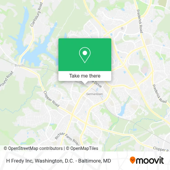 H Fredy Inc map