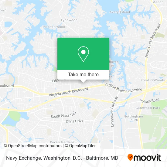 Navy Exchange map