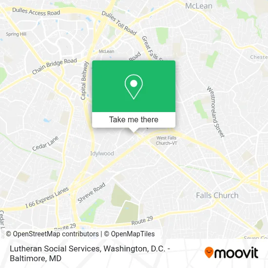 Lutheran Social Services map