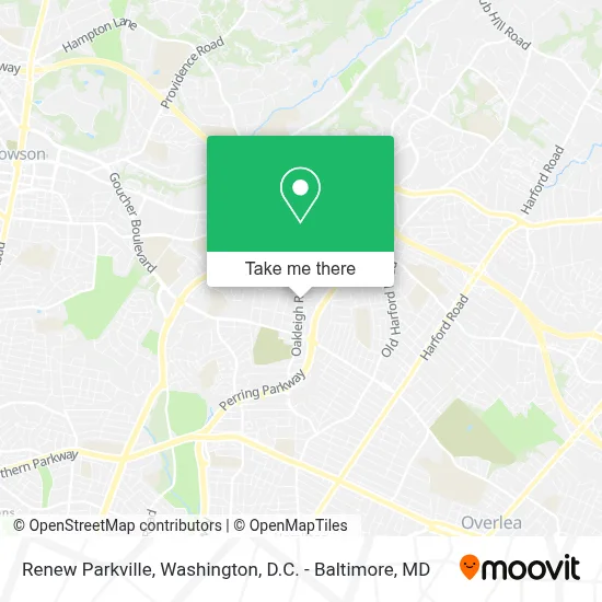 Renew Parkville map